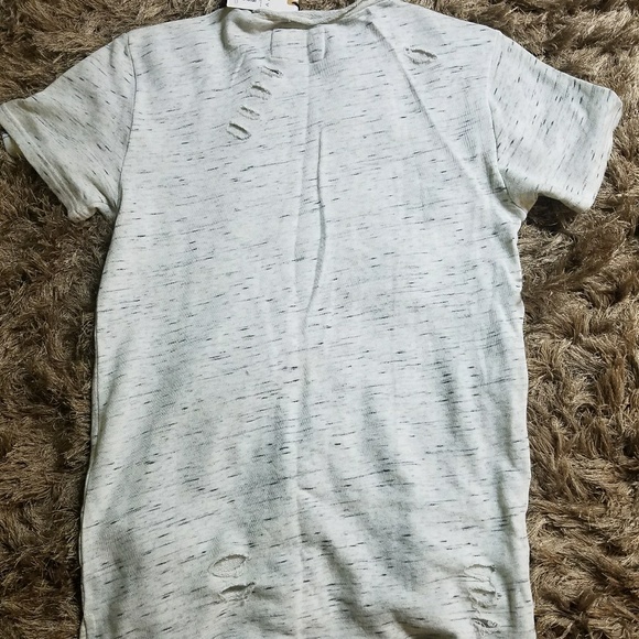 NWT French Melange Rip Tee by VANDAL COLLECTIVE, L - Picture 8 of 8